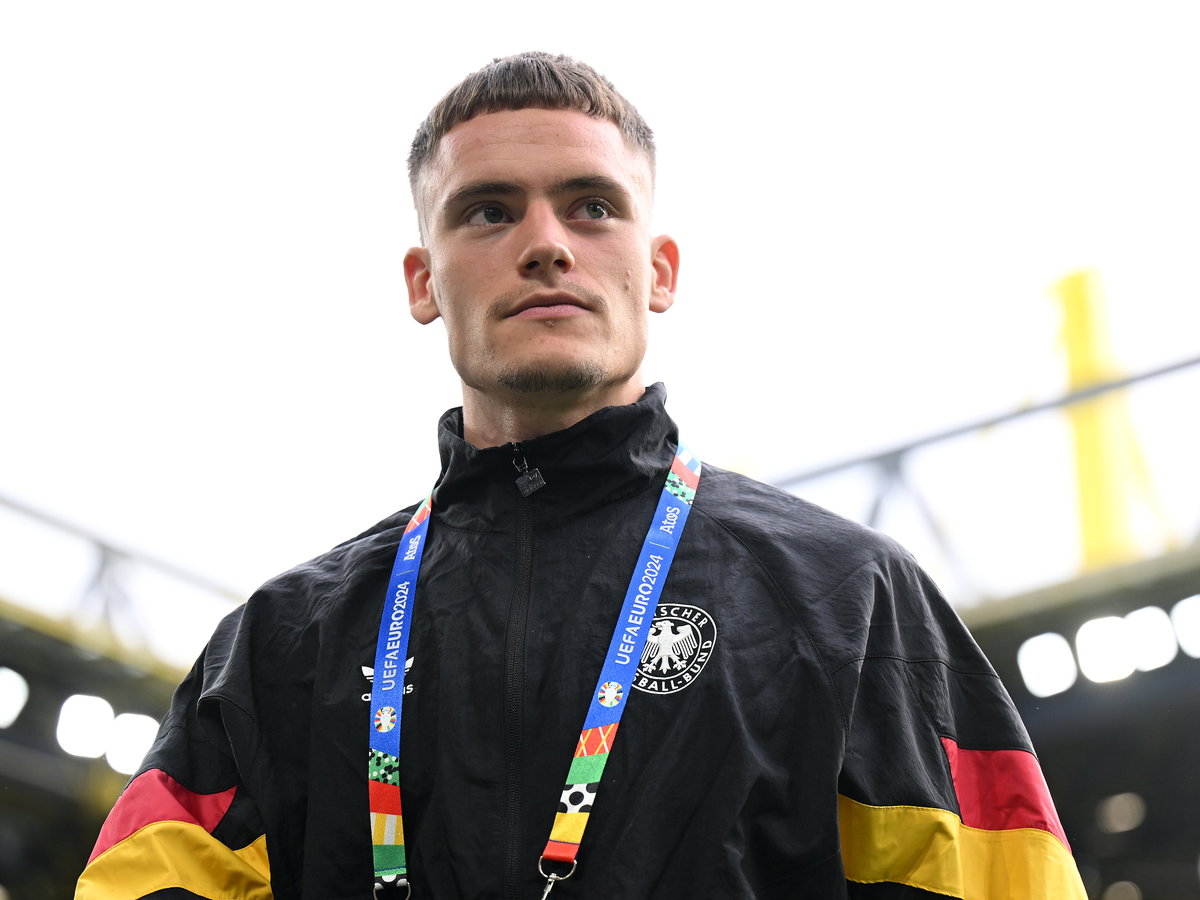 Florian Wirtz befindet sich im Dortmund Stadion während der EM24