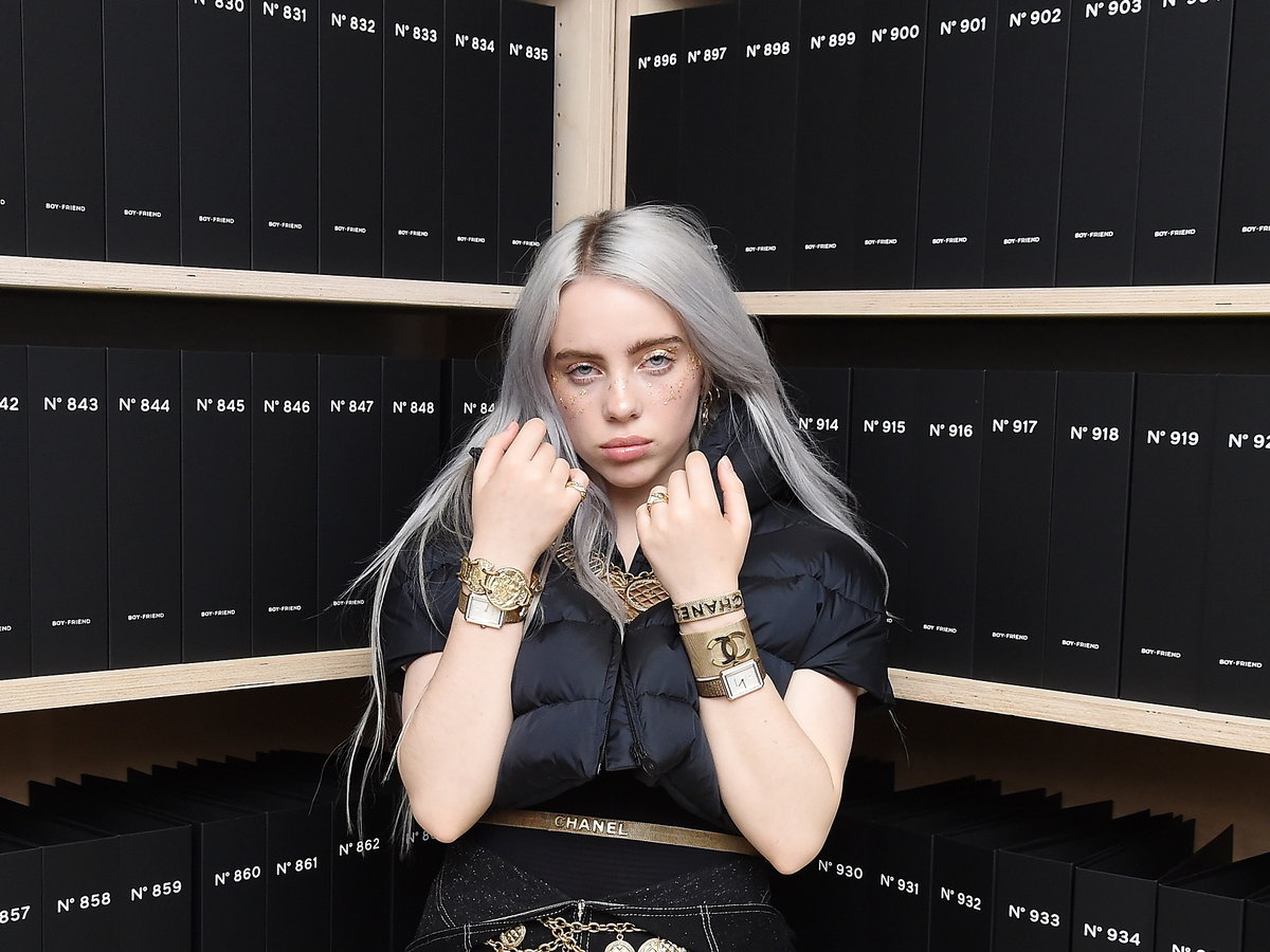 Billie Eilish graue Haare