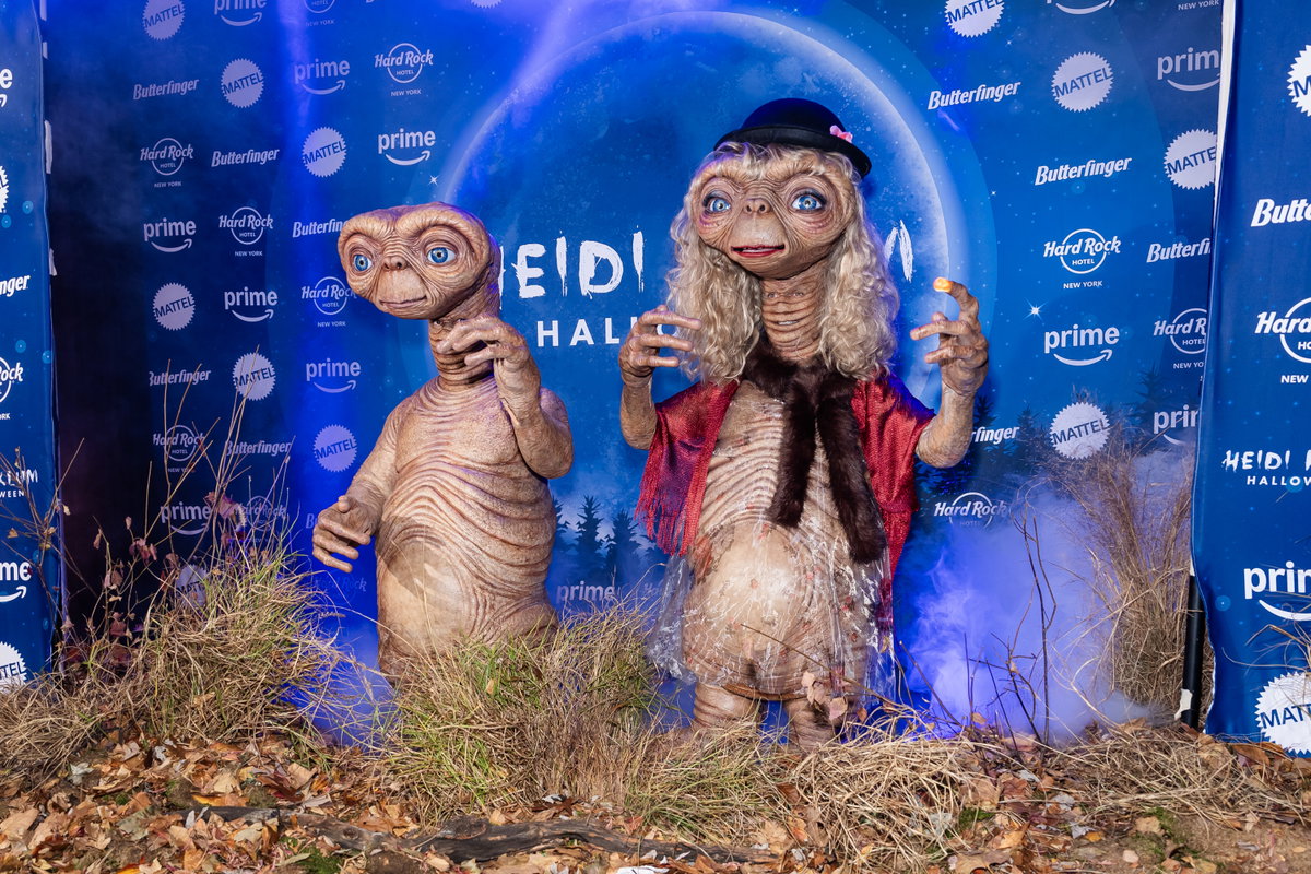 Heidi Klum und Tom Kaulitz als E.T.