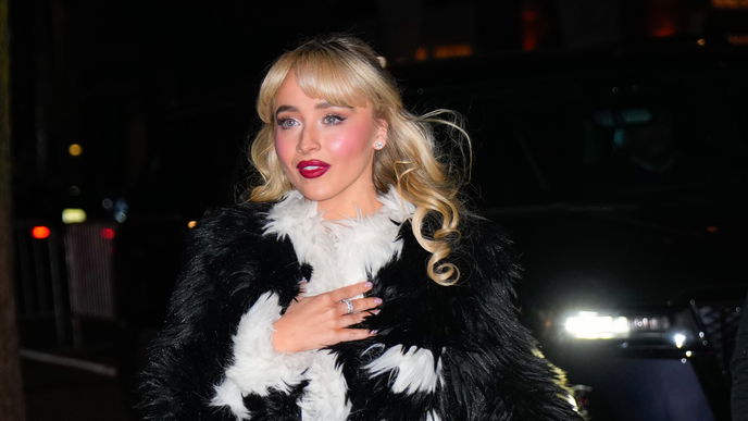 Sabrina Carpenter zeigt sich mit weihnachtlicher "Whoville" Frisur