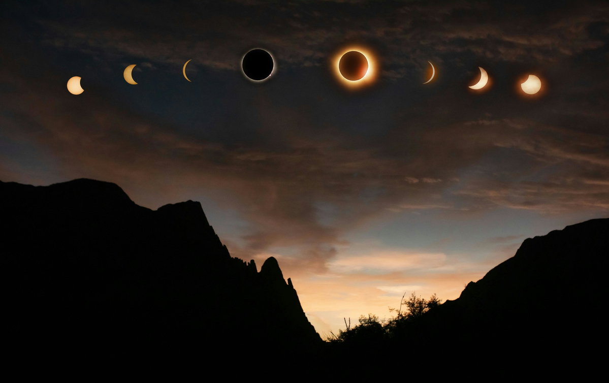 Mond und Sonne Zyklus
