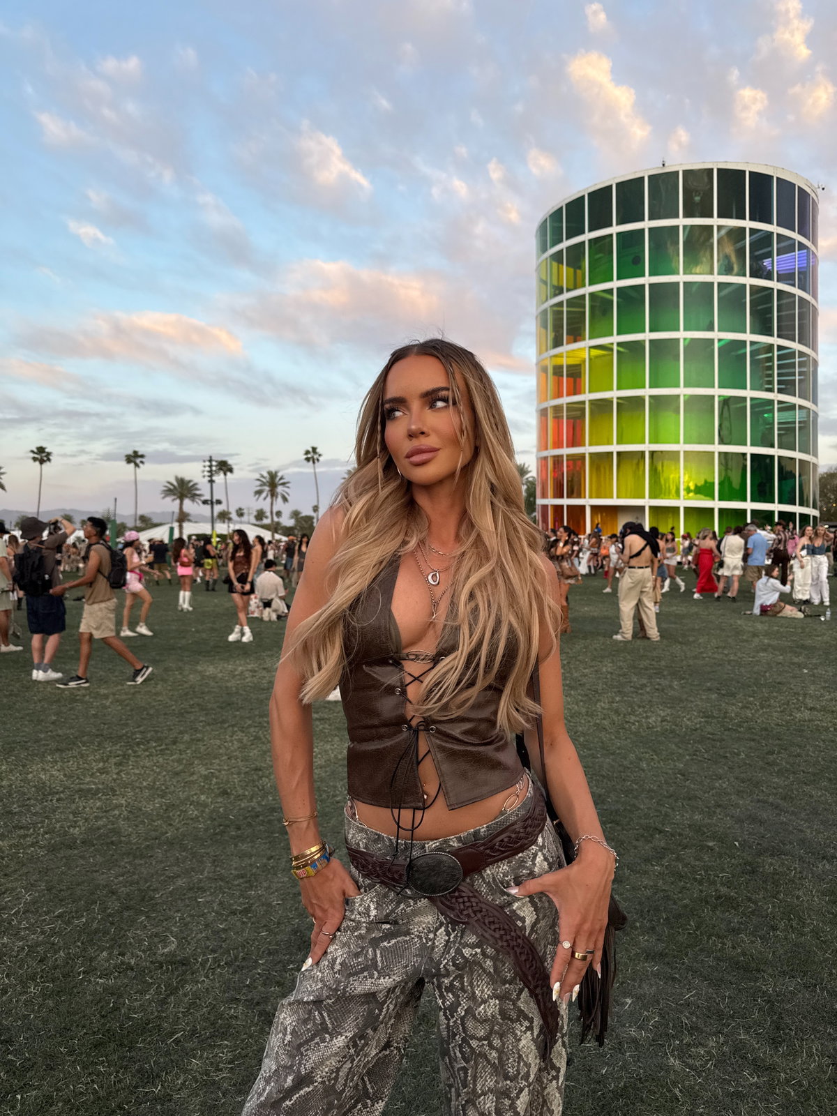 Denise Bobe auf Coachella