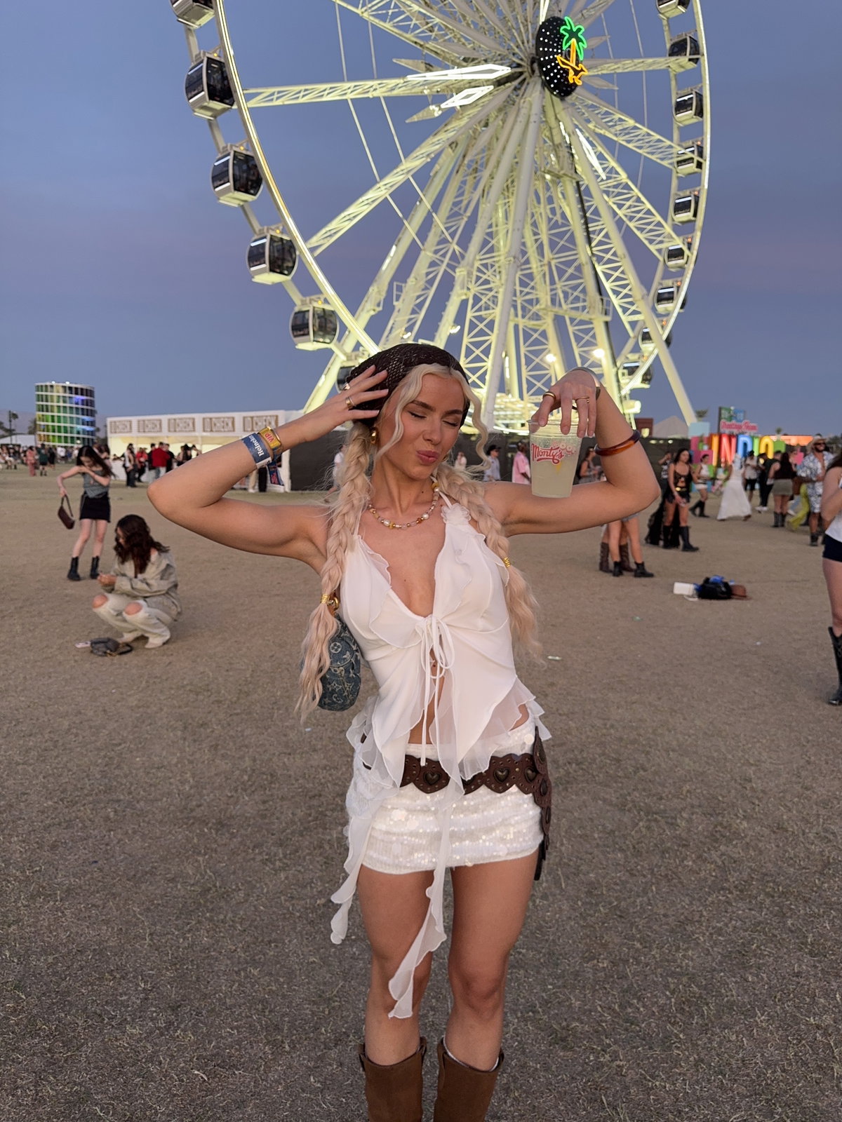 Kim Schiele auf Coachella