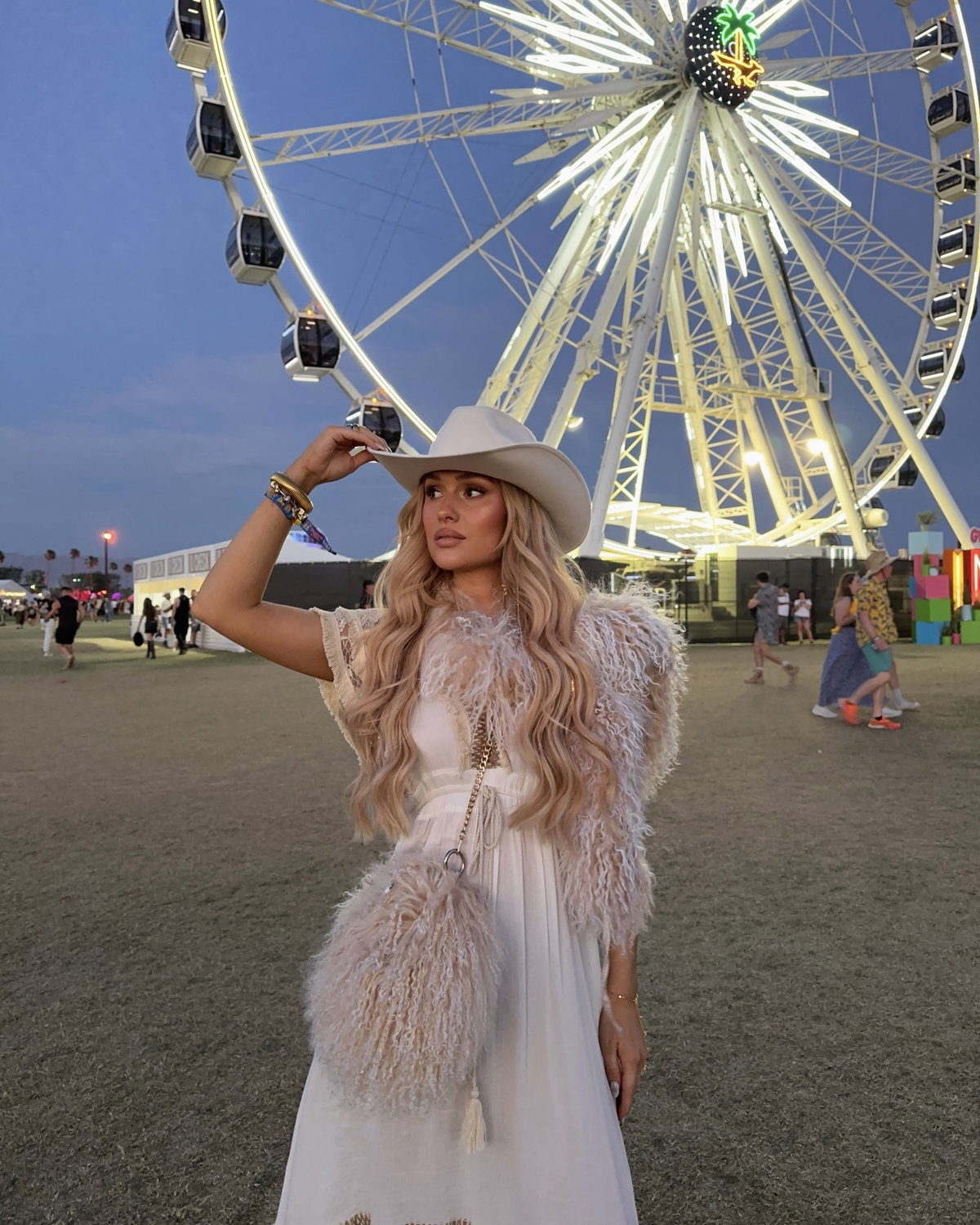 Danielle beim Coachell