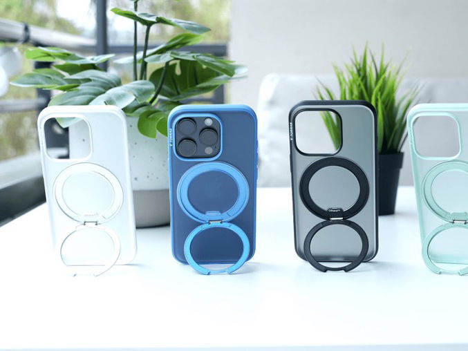 Die OFitness-Hülle überzeugt mit einem 360°-Ständer.