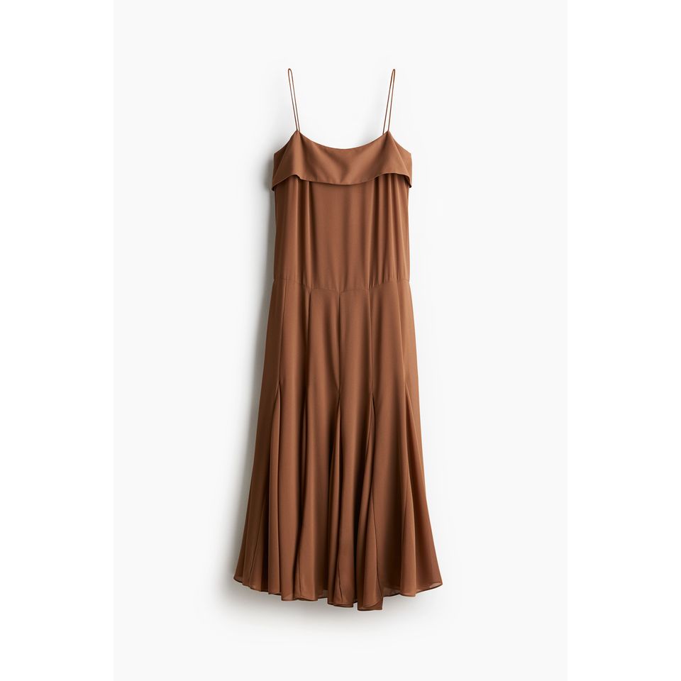 Trägerkleid aus Chiffon