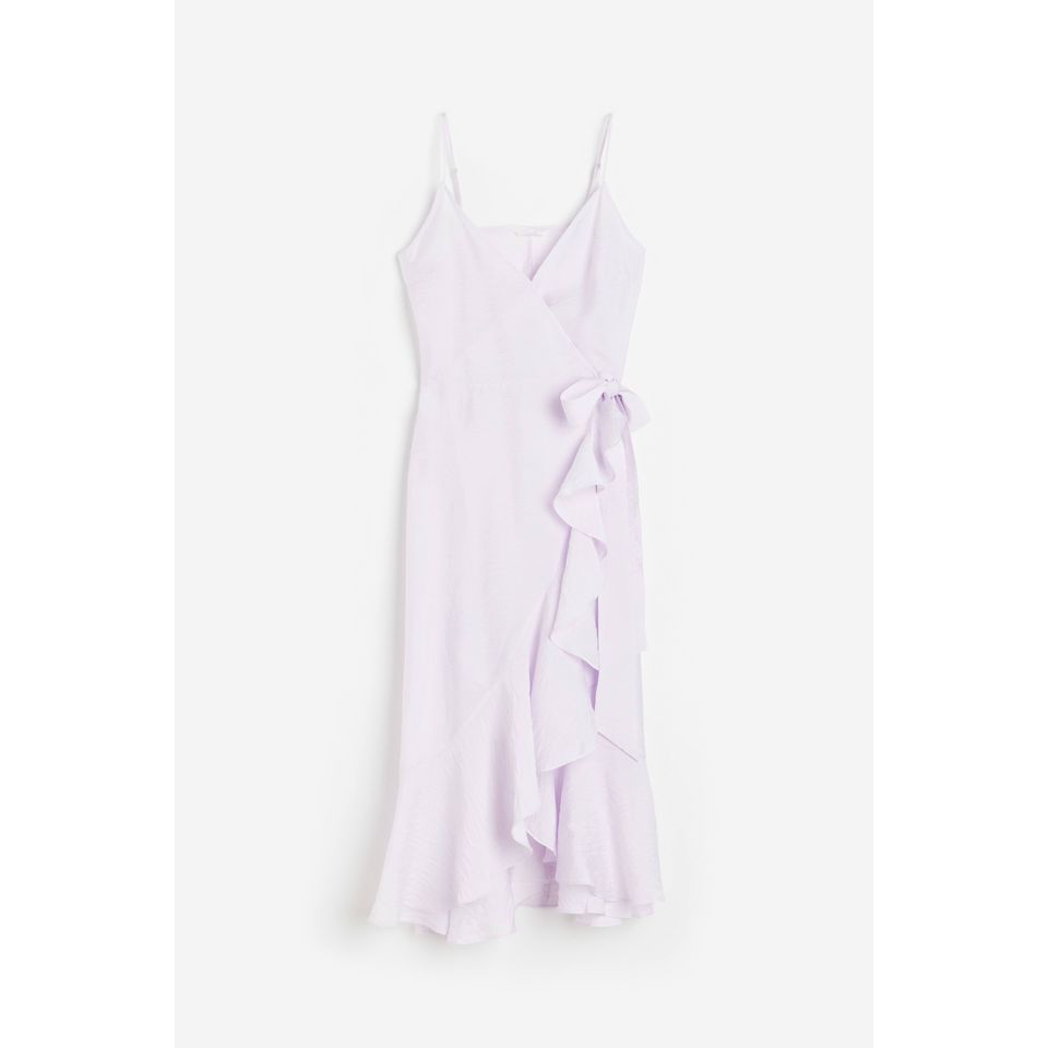 Wickelkleid mit Volants