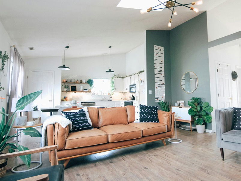 Ein stilvolles Wohnzimmer