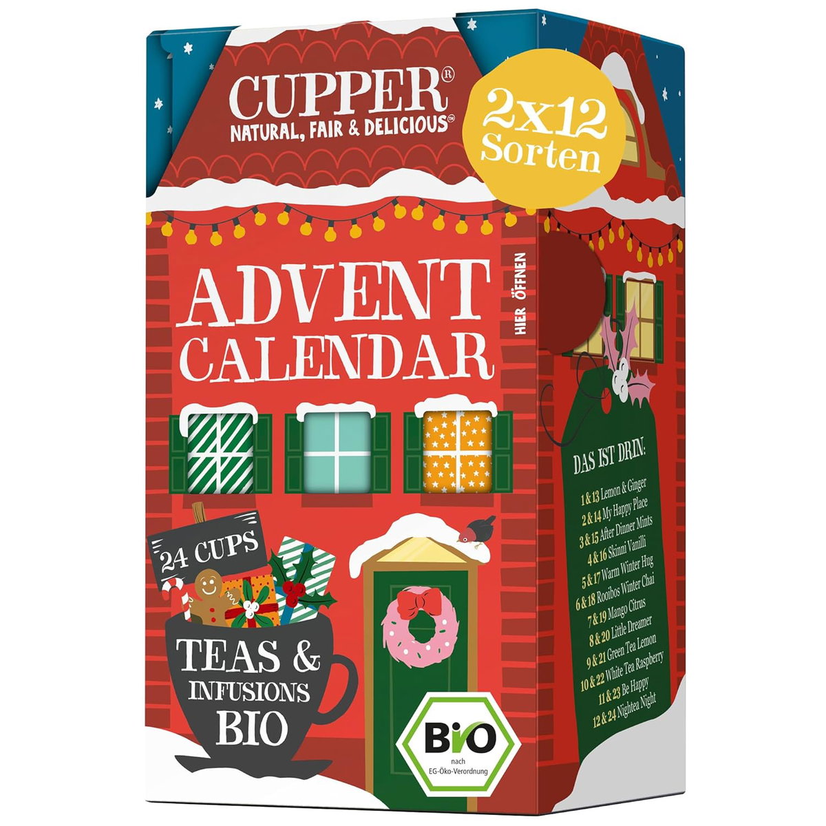 Cupper Bio Tee Adventskalender