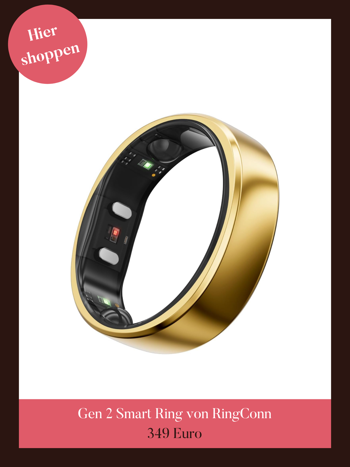 Gen 2 Smart Ring von RingConn in Gold