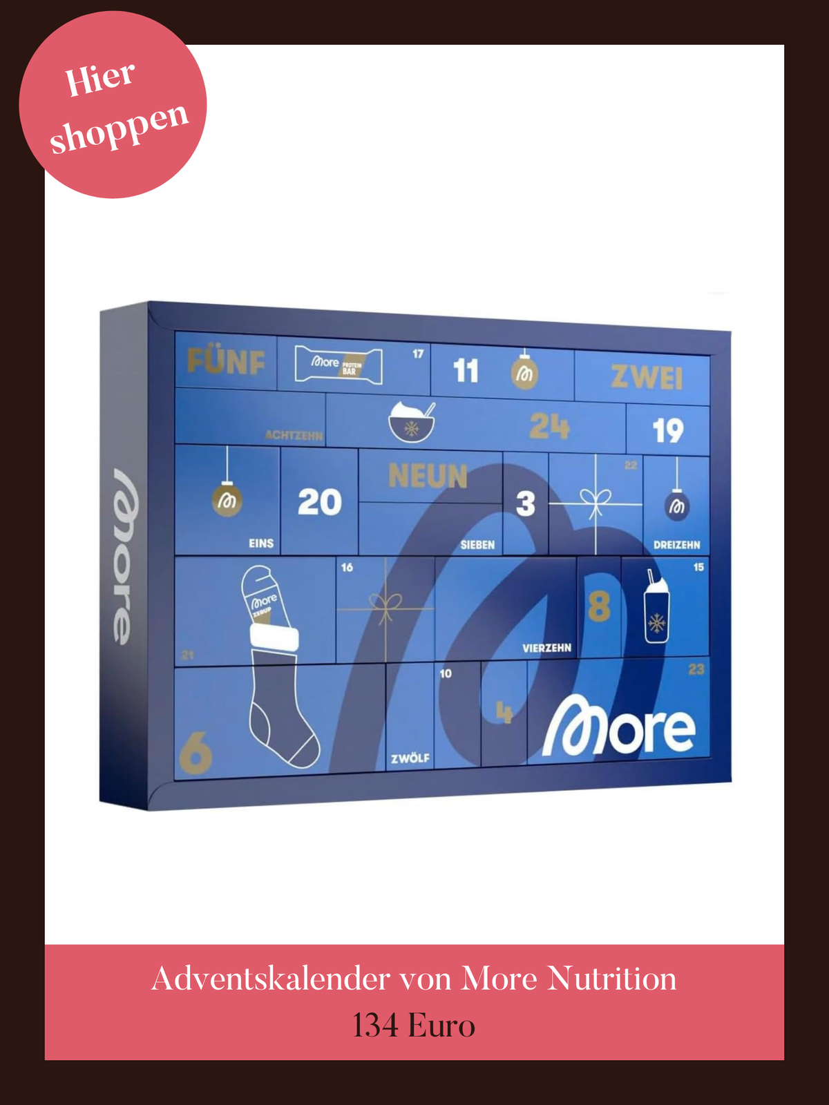 Adventskalender von More Nutrition