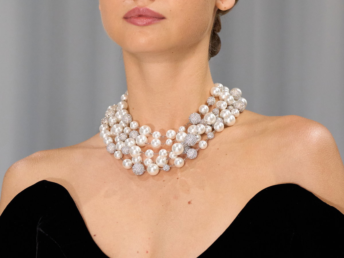 Perlenkette Schmuck-Trend