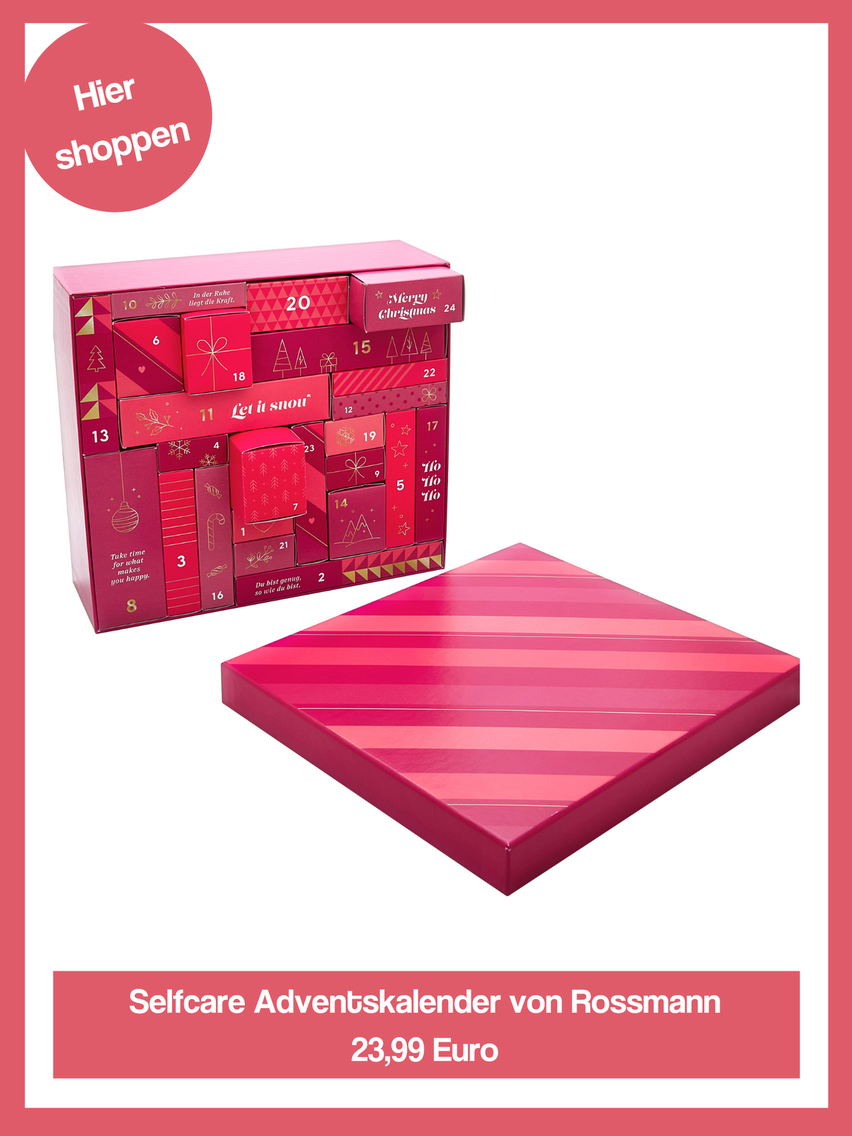 Selfcare Adventskalender Rossmann