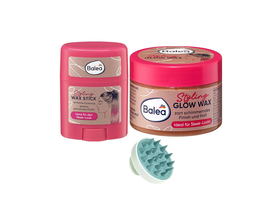 Balea 2er-Set Haarwachs Styling Stick