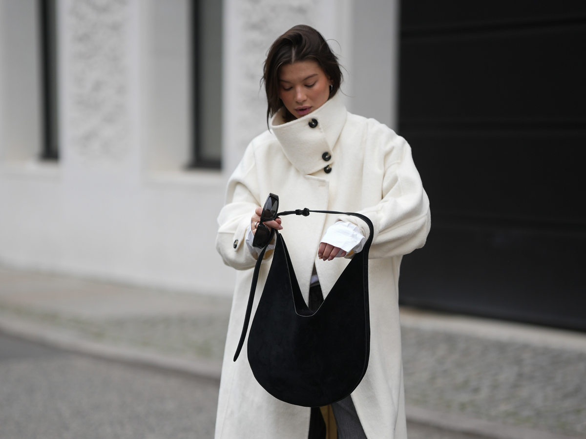 Suede Slouchy Bag