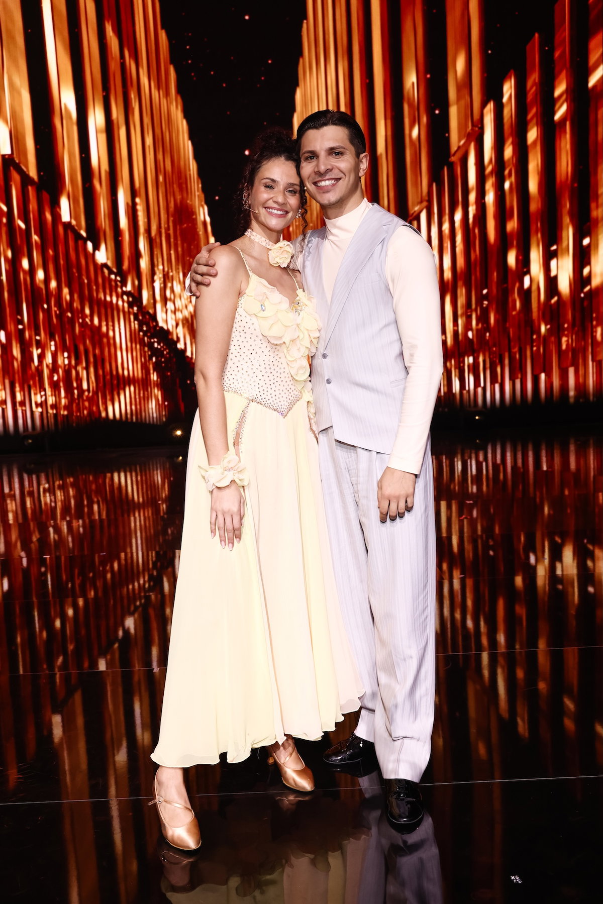 Betty Taube und Alexandru Ionel bei Let's Dance.