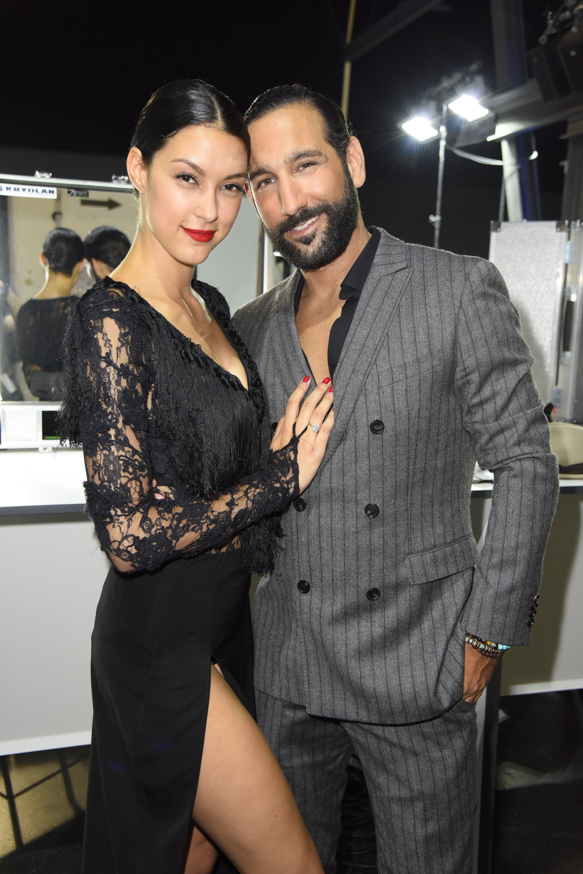 Rebecca Mir und Massimo Sinató