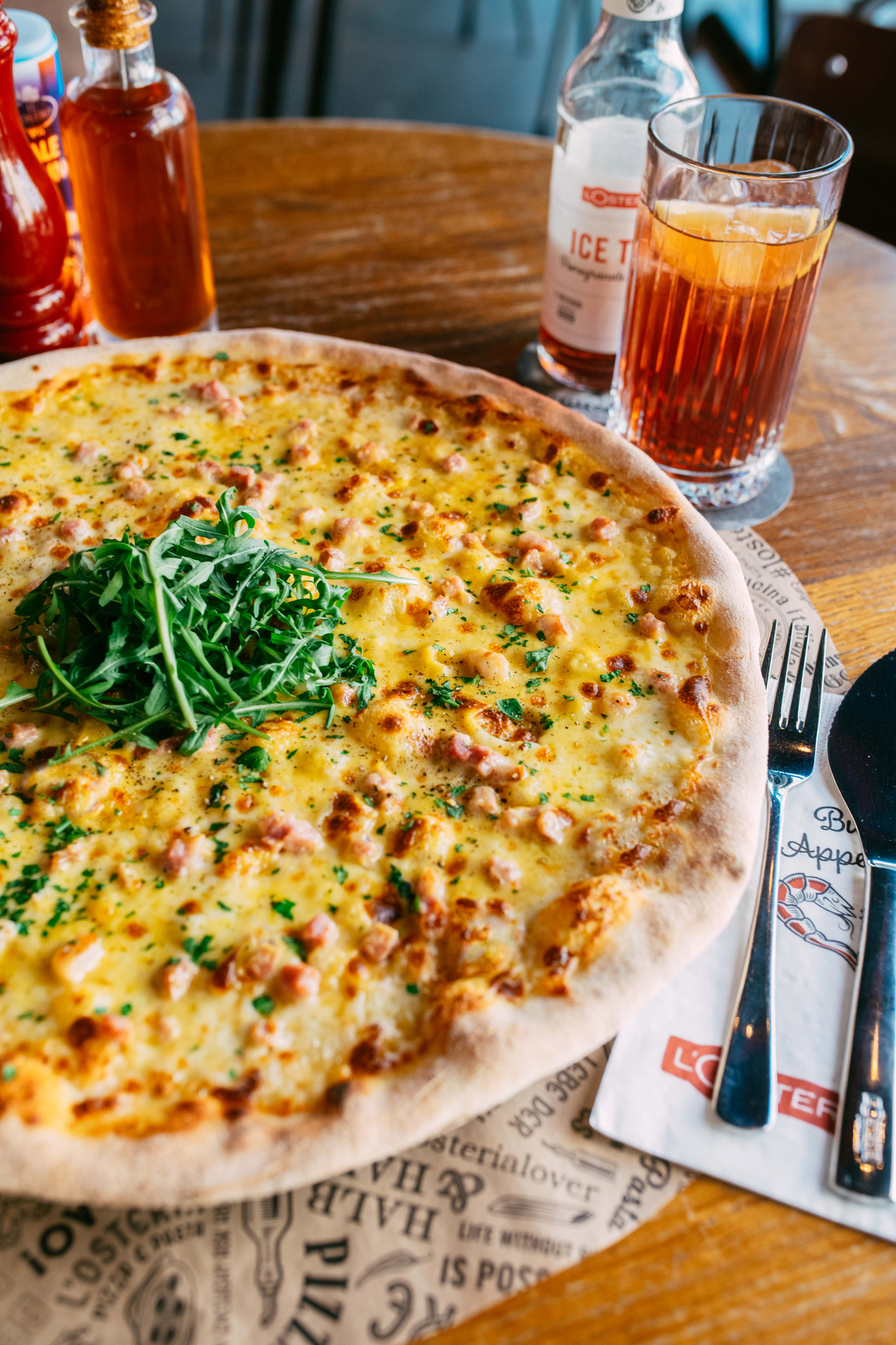 Pizza Carbonara L'Osteria