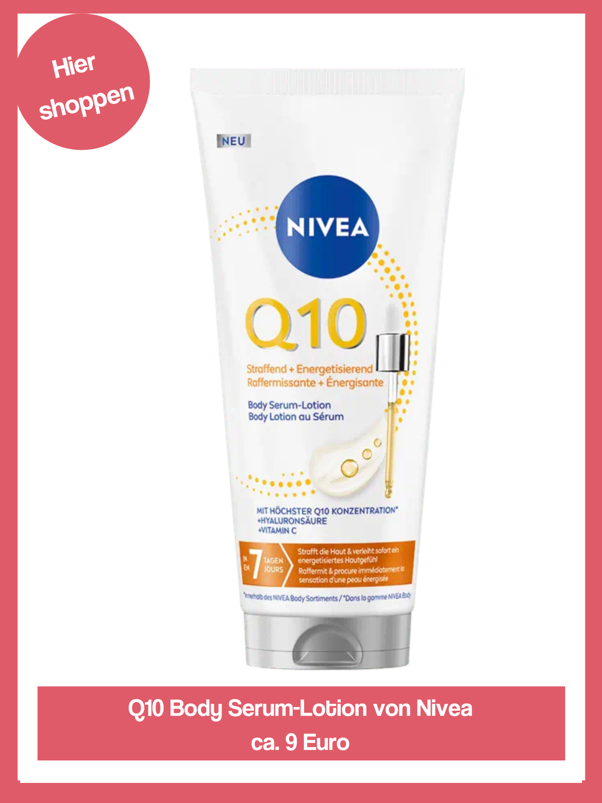 Nivea Q10 Serum Bodylotion