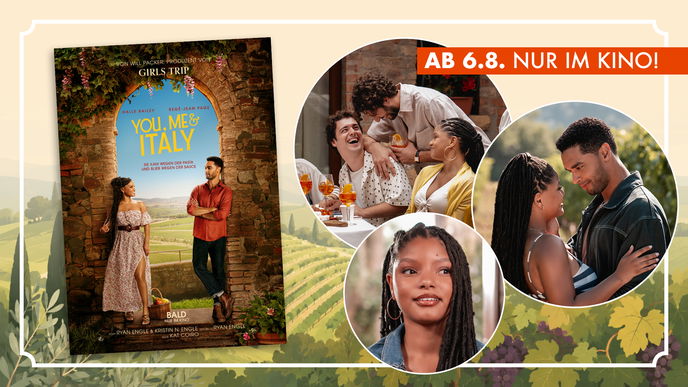5 x 2 Tickets zum Kinostart von YOU, ME & ITALY zu gewinnen!