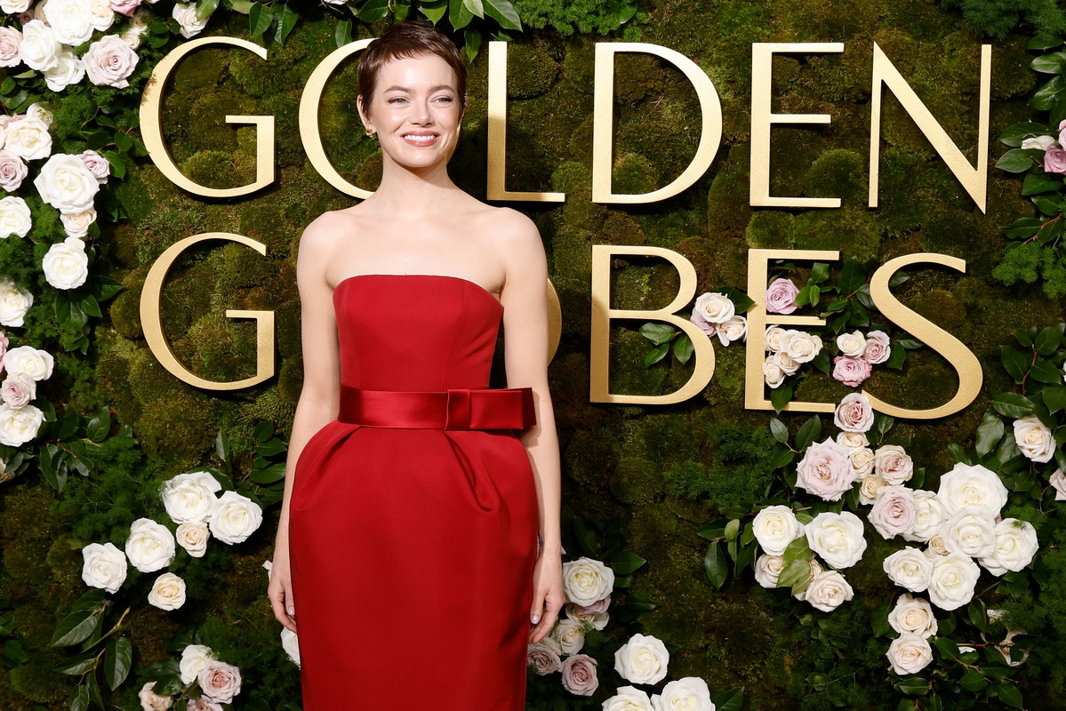 Emma Stone bei den Golden Globes 2025