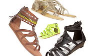 Schuh-Trend: Römersandalen und Gladiators