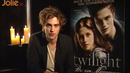 Robert Pattinson grüßt die Jolie.de-Leserinnen
