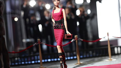 Barbie in Hervé Léger by Max Azria