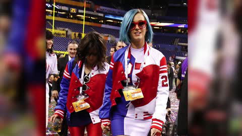 Katy Perry beim Super Bowl