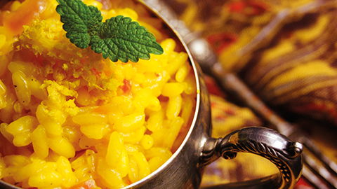 Vegane Rezepte: Safran-Risotto