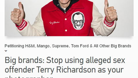 Petition gegen Terry Richardson