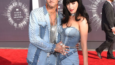 VMAs 2014 - Katy Perry trägt Jeanskleid à la Britney