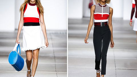 Cara Delevingne und Alexa Chung bei Topshop Unique