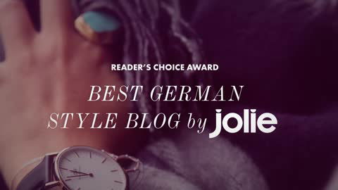 Readers Choice Award: Best German Style Blog by JOLIE und STYLIGHT