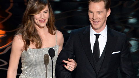 Benedict Cumberbatchs u2 Photobomb bei den Oscars 2014