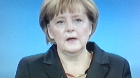 Deutschlandkette - ein lustiges Detail des TV Duells
