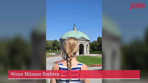 Männer und Haargummis