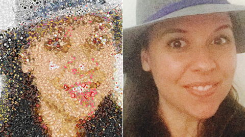 Foto als Emoji-Mosaik