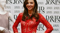 Anziehen/Ausziehen mit Miranda Kerr in strahlend schön