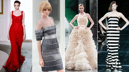 Luxuriöse Designermode bei den Haute Couture Schauen 2008