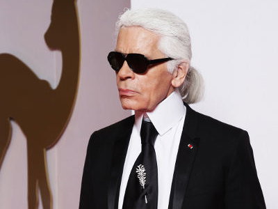 Karl Lagerfeld auf der Bambi-Verleihung