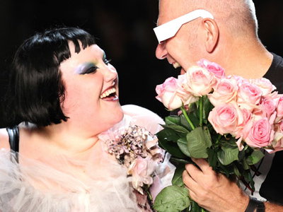 Beth Ditto bei Jean Paul Gaultier