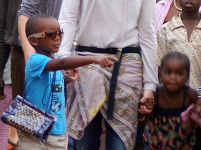 Madonna's Adoptivkinder David und Mercy