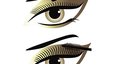 Highlighter, Lidschatten und Mascara