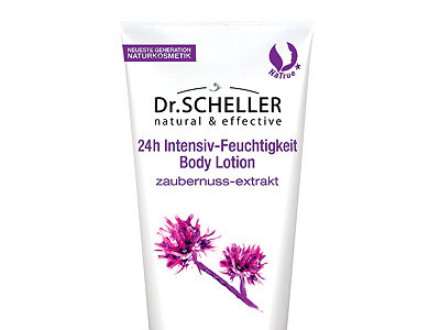 Body Lotion mit Zaubernuss
