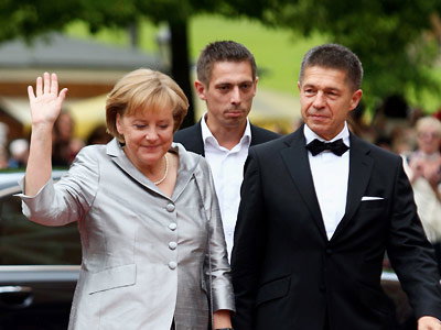 Angela Merkel bei den Wagner-Festspielen