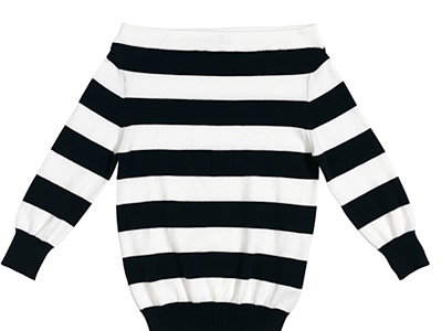 Klassischer Marine Look-Pullover