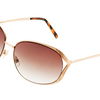 Schlichte, goldene Sonnenbrille von H&M
