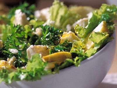 Mehr Salat, weniger Brot