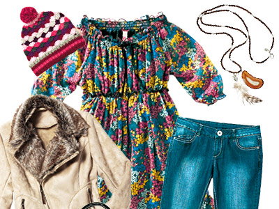 Boho-chic: Lässig zum Shoppen